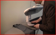 Working with the tailors press