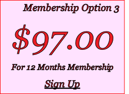        Membership Option 3
$97.00
For 12 Months Membership
Sign Up
