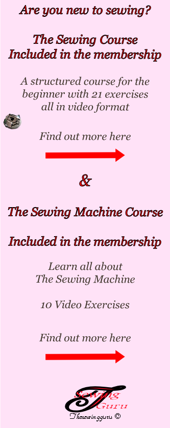 new sewing machine course