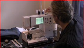 How to thread up a sewing machine