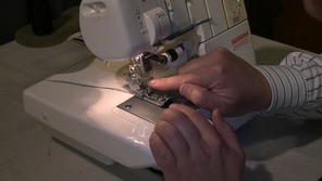 learn how to use an overlocker machine with the help of our online sewing classes that really do work. #onlinesewingclasses.